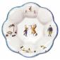 Coffret de 1 plateau Delft grosses c�tes - diam. 22,4 cm