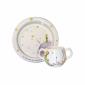 Coffret de 1 Assiette b�b�, 1 gobelet 2 anses - diam. 17 cm - 20 cl