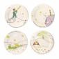 Coffret de 4 dessous de carafe - diam. 12,8 cm