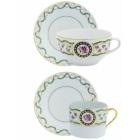 Paire Tasse d�jeuner  Forme droite - 33 cl