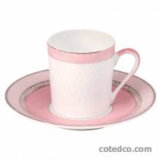 Paire tasse caf� europe 14cl