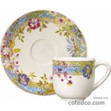 Coffret de 6 tasses et soucoupes moka - 10 cl