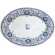 Coffret de 1 plat ovale n� 6 - 37x26 cm ( lettre au choix )