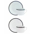 Paire Tasse th�  - 16 cl