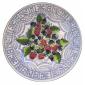 Coffret de 1 plat � g�teaux fruits - diam. 30 cm