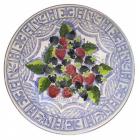 Coffret de 1 plat � g�teaux fruits - diam. 30 cm