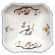 Coffret de 1 porte-carte Pompadour  n� 1 - 15x15 cm