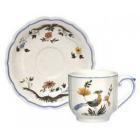Coffret de 6 tasses et soucoupes caf� - 11 cl - diam. 14 cm