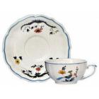Coffret de 6 tasses et soucoupes th� - 20 cl - diam. 15,3 cm