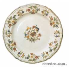 Coffret de 1 plat rond plat n� 4 - diam. 31,6 cm