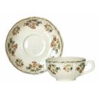 Coffret de 2 tasses et soucoupes d�jeuner - 40 cl - diam. 18 cm