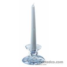 Coffret de 1 Bougeoir + Bobeche + Bougie  9 cm