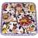 Coffret de 1 dessous de plat  parisien  - 24,8x24,8 cm