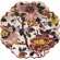 Coffret de 1 plateau Rouen dentel� - diam. 21,2 cm