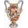 Coffret de 1 vase Urbino uni à anses - H. 28,2 cm