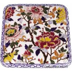 Coffret de 1 dessous de plat  parisien  - 24,8x24,8 cm