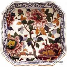 Coffret de 1 porte-carte Pompadour  n� 2 - 21x21 cm