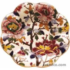 Coffret de 1 plateau Delft grosses c�tes - diam. 22,4 cm