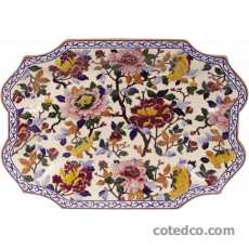 Coffret de 1 plateau de soupi�re Louis XV - 45x36 cm