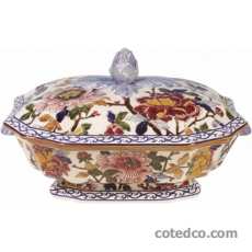 Coffret de 1 soupi�re d�corative Louis XV - 21,5x33,5x25