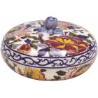 Coffret de 1 bonbonni�re � bouton - diam. 15,8 cm
