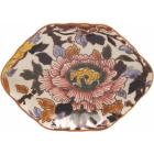 Coffret de 1 cendrier ovale festons - 13,4x10 cm