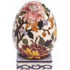 Coffret de 1 �uf sur socle - H. 12,8 cm