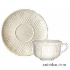 Coffret de 2 tasses et soucoupes d�jeuner - 28 cl - diam. 16 cm
