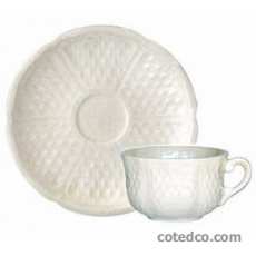 Coffret de 6 tasses et soucoupes caf� - 11 cl - diam. 12,8 cm