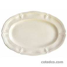 Coffret de 1 plat ovale n� 4 - 37,2x25,8 cm