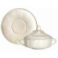Coffret de 2 tasses et soucoupes� bouillon couvertes - 20 cl - diam. 17,3 cm