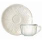 Coffret de 6 tasses et soucoupes caf� - 11 cl - diam. 12,8 cm