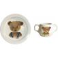 Coffret de 1 Assiette b�b�, 1 gobelet 2 anses - diam. 17 cm - 20 cl