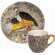 Coffret de 1 tasse et soucoupe � caf� Perdrix - 11 cl