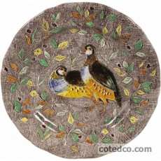 Coffret de 1 Assiette plate Perdrix - diam. 26,3 cm