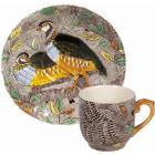 Coffret de 1 tasse et soucoupe � caf� Perdrix - 11 cl