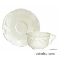 Coffret de 2 tasses et soucoupes d�jeuner - 40 cl - diam. 18,4 cm