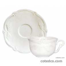 Coffret de 6 tasses et soucoupes caf� - 10 cl - diam. 13,5 cm