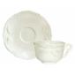 Coffret de 2 tasses et soucoupes d�jeuner - 40 cl - diam. 18,4 cm