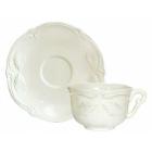 Coffret de 2 tasses et soucoupes d�jeuner - 40 cl - diam. 18,4 cm