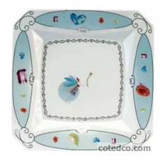 Assiette dessert carr�e 21.5x21.5cm