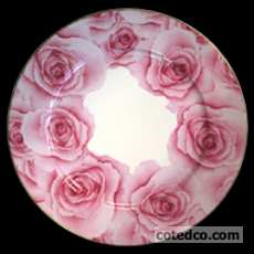Assiette de pr�sentation  - 31 cm - Satin Platine