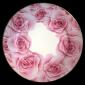 Assiette de pr�sentation  - 31 cm - Satin Platine