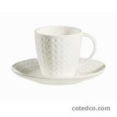 Tasse caf� et sous-tasse  10 cL