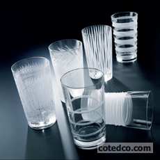 Coffret 6 gobelets orangeade 37cl Assorties