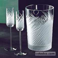 Coffret 1 seau � champagne ht : 26 x diam 18.5cm