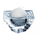 Coffret de 1 Bougeoir Reversible + Bougie  10 cm