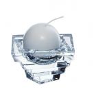 Coffret de 2 Bougeoir Pm + Bougie  4 cm
