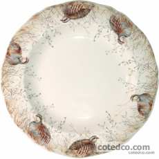 Coffret de 1 plat rond creux n� 4 - diam. 31,6 cm