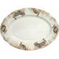Coffret de 1 plat ovale n� 6 - 39,3x29 cm